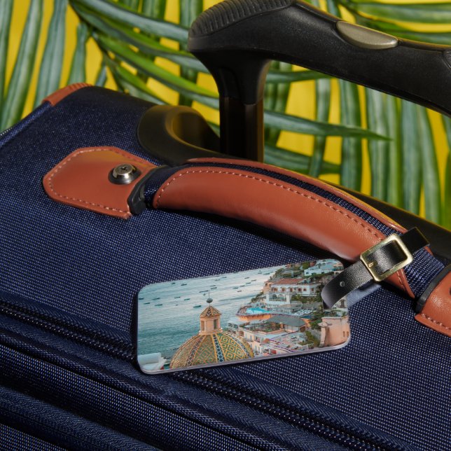 Coastline | Positano, Amalfi Coast, Italy Luggage Tag (Front Insitu 3)
