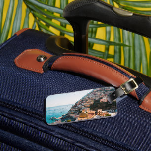 Coastline   Positano Italy, Cliffside Village Luggage Tag