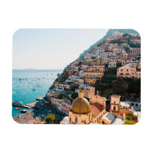 Coastline Positano Italy, Cliffside Village Magnet