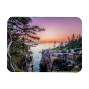 Coastline Ravens Nest Acadia National Park Maine Magnet