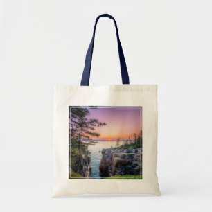 Coastline Ravens Nest Acadia National Park Maine Tote Bag