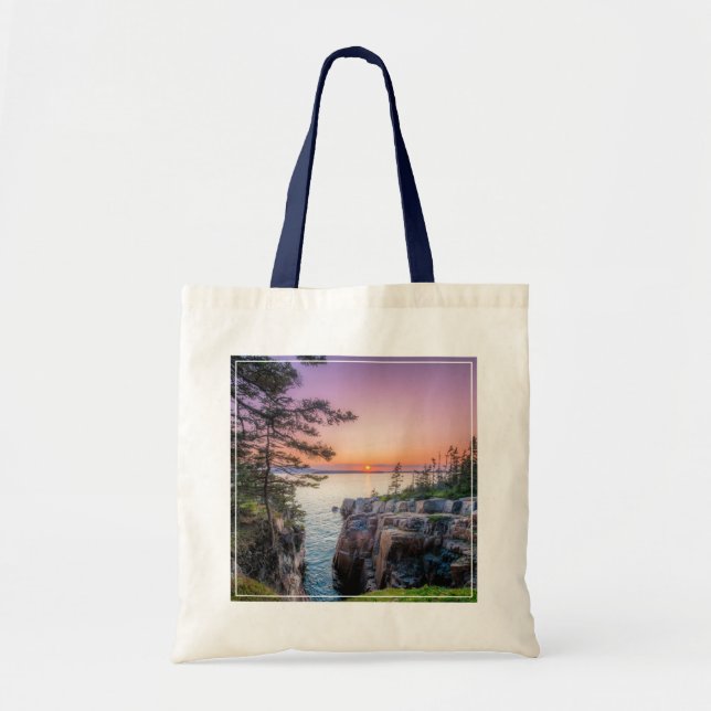 Coastline | Ravens Nest Acadia National Park Maine Tote Bag (Front)