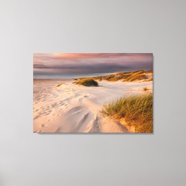 Coastline | Saltum Beach, Denmark Canvas Print (Front)