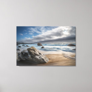 Coastline   Stormy Big Sur, California Canvas Print