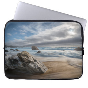 Coastline Stormy Big Sur, California Laptop Sleeve
