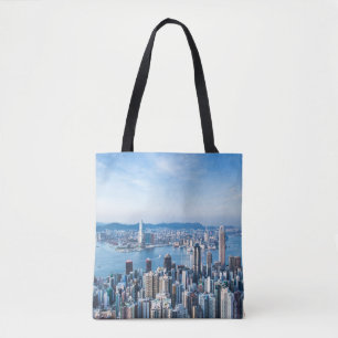Coastline   Tsim Sha Tsu, Hong Kong Island, Asia Tote Bag