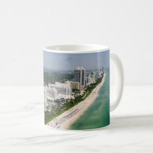 Coastline   Urban Beach, Miami, Florida Coffee Mug