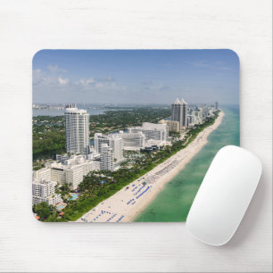 Coastline Urban Beach, Miami, Florida Mouse Pad