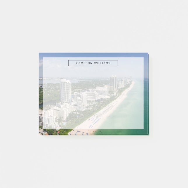 Coastline | Urban Beach, Miami, Florida Post-it Notes (Front)