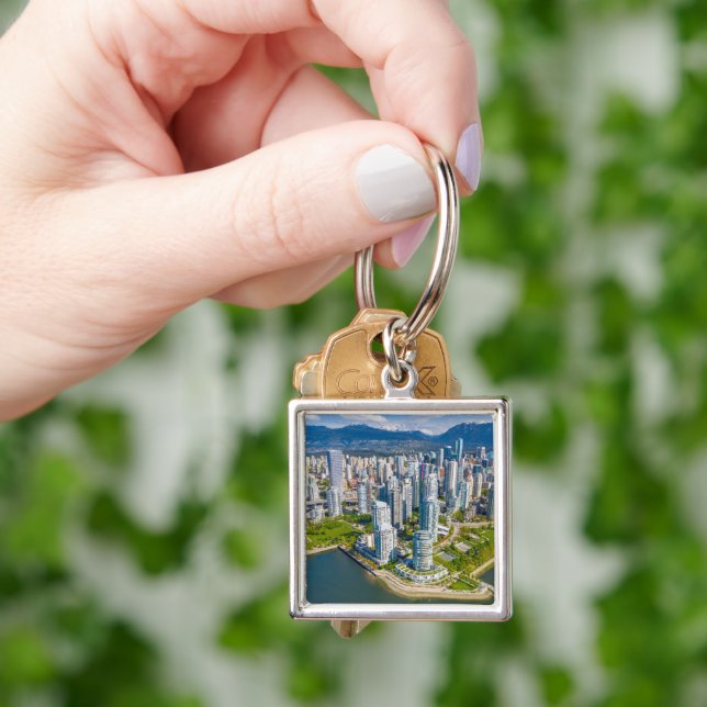 Coastline | Vancouver, British Columbia, Canada Key Ring (Hand)