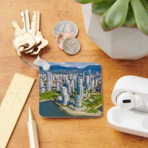 Coastline Vancouver, British Columbia, Canada Key Ring