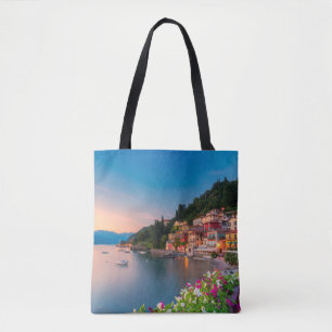 Coastline Varenna, Lombardy, Italy Tote Bag