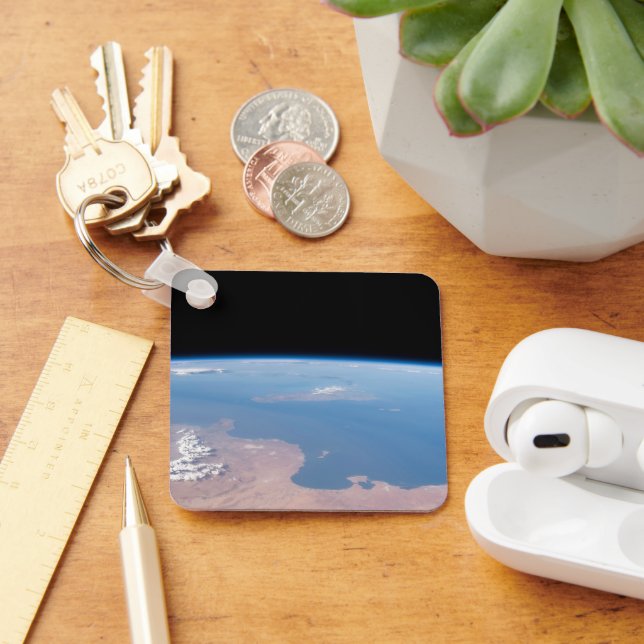 Coasts Of Tunisia And Libya And Island Of Sicily Key Ring (Desk)