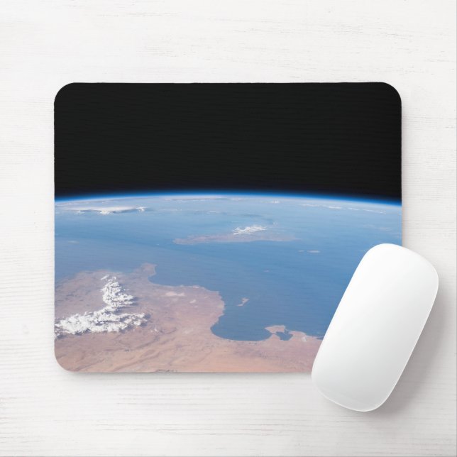 Coasts Of Tunisia And Libya And Island Of Sicily Mouse Pad (With Mouse)