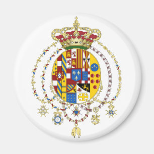 Coat Arms Kingdom of Two Sicilies Official Italy Magnet