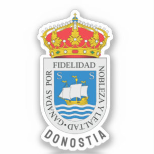 Coat of arm of San Sebastián, Gipuzkoa - ESP