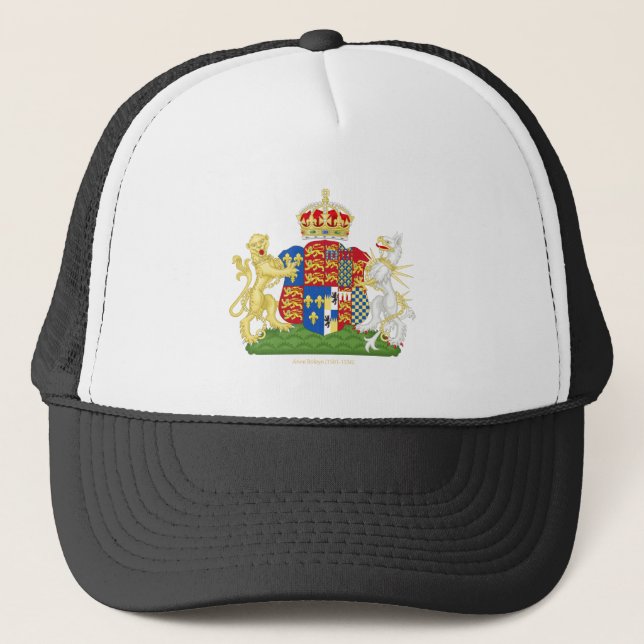Coat of Arms Anne Boleyn Trucker Hat (Front)