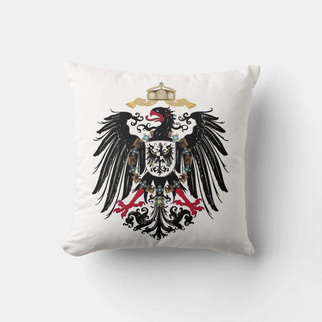 Coat of Arms German Reich 1889 Reichsadler Cushion (Front)