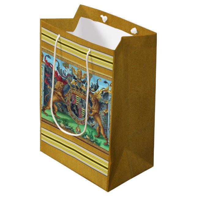 Coat of Arms Gift Bag (Front Angled)