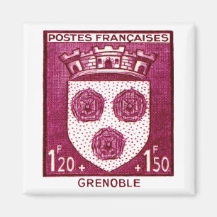 Coat of Arms, Grenoble France Magnet