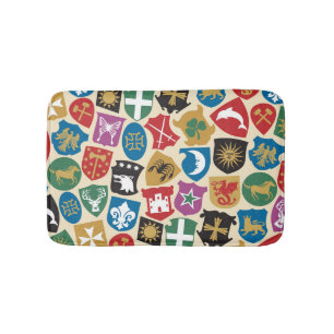 Coat of Arms: Heraldic Background. Bath Mat