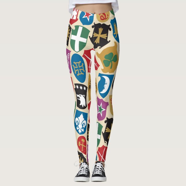 Coat of Arms: Heraldic Background. Leggings (Front)