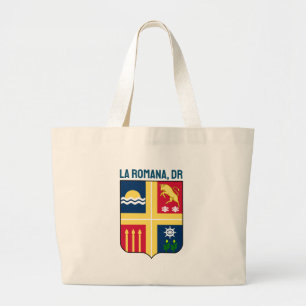 Coat of arms - La Romana, Dominican Republic Large Tote Bag