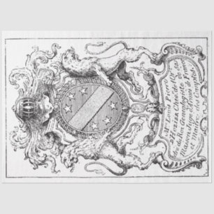 Coat of Arms, Lions Tissue Paper