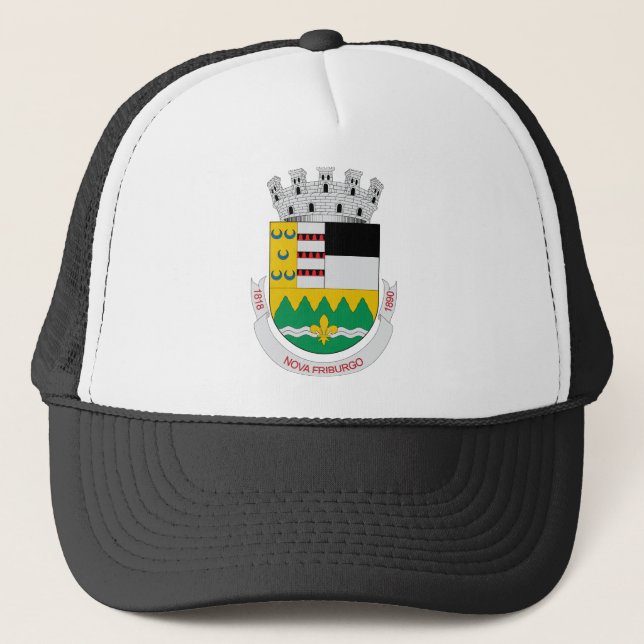 Coat of arms - Nova Friburgo, Brazil Trucker Hat (Front)