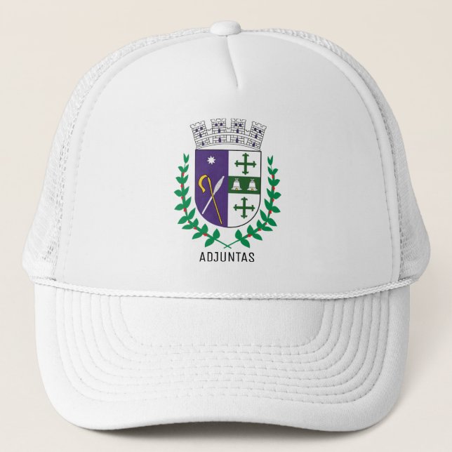 Coat of Arms of Adjuntas, Puerto Rico Trucker Hat (Front)