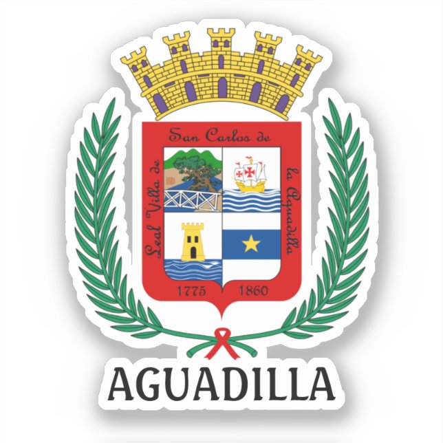 Coat of Arms of Aguadilla, Puerto Rico (Front)