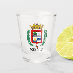 Coat of Arms of Aguadilla, Puerto Rico Shot Glass