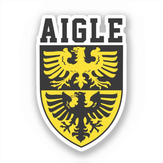 Coat of Arms of Aigle, Switzerland (Front)