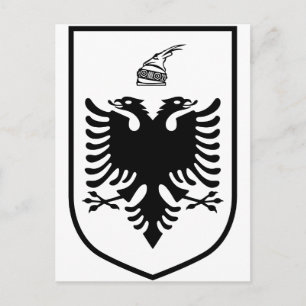 Coat of arms of Albania Postcard