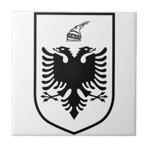 Coat of arms of Albania Tile