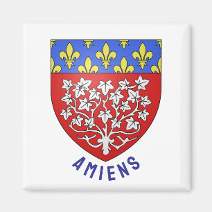 Coat of arms of Amiens, France Magnet