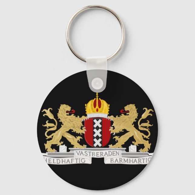 Coat of arms of Amsterdam Key Ring (Front)