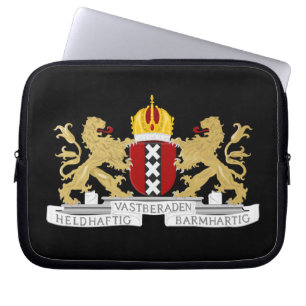 Coat of arms of Amsterdam Laptop Sleeve