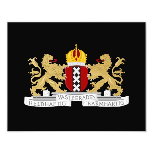 Coat of arms of Amsterdam Photo Print (Front)