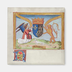 Coat of Arms of Anne of Brittany 1515 Magnet