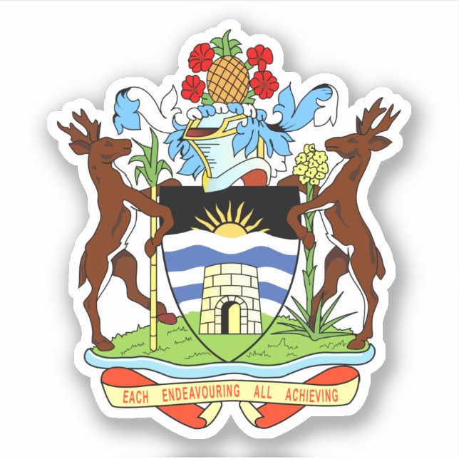 Coat of Arms of Antigua and Barbuda (Front)