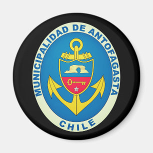 Coat of Arms of Antofagasta, Chile Magnet