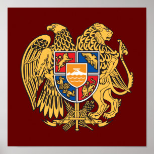 Coat of Arms of Armenia Poster