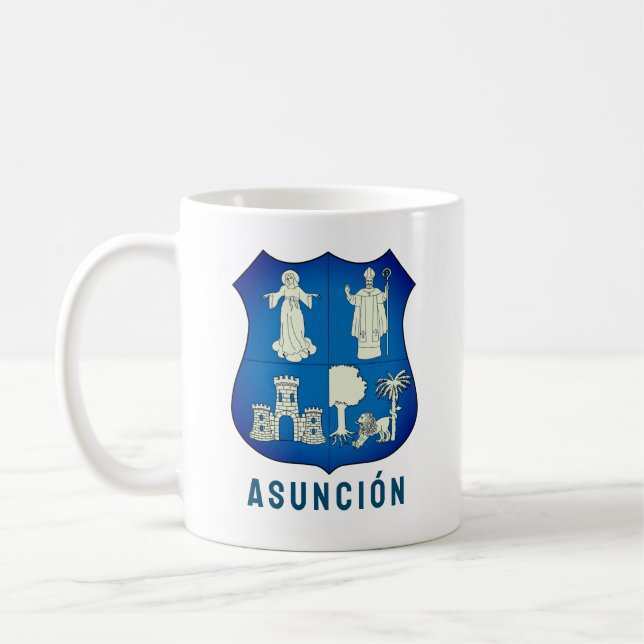 Coat of Arms of Asunción, Paraguay Coffee Mug (Left)