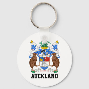 Coat of Arms of Auckland, NZ Key Ring