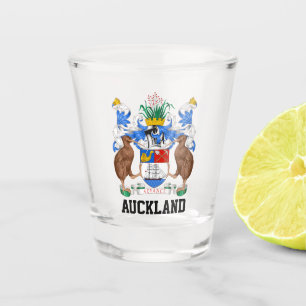 Coat of Arms of Auckland, NZ Shot Glass