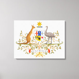 Coat of Arms of Australia Canvas Print
