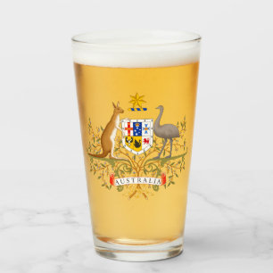 Coat of Arms of Australia Glass