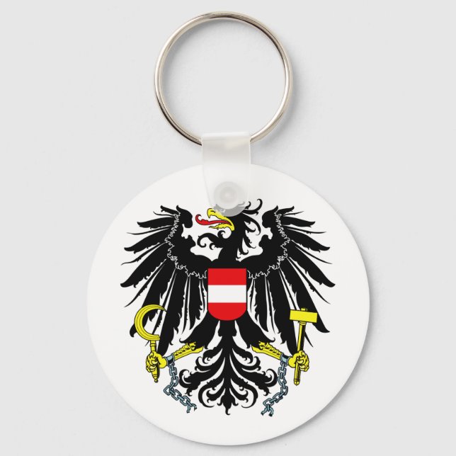 Coat of Arms of Austria Key Ring (Front)