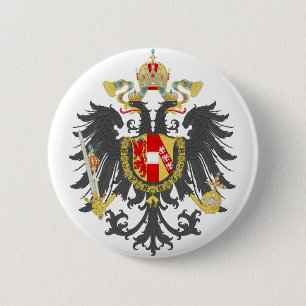 Coat of Arms of Austrian Empire 6 Cm Round Badge